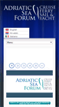 Mobile Screenshot of adriaticseaforum.com